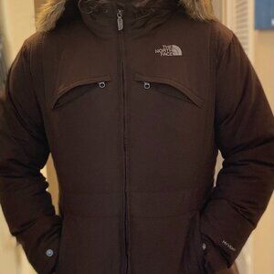 The North Face Women's Large Arctic Parka (Brown)